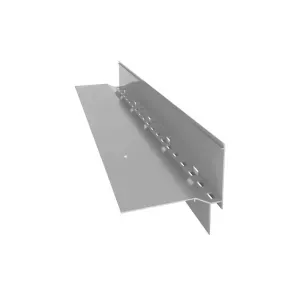 Profil okapowy prosty W60 2mb RAL7037 szary Renoplast