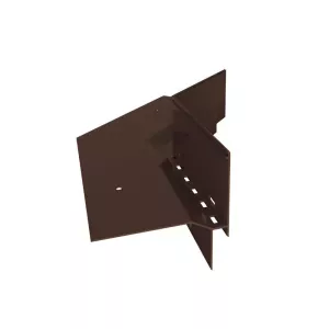 Narożnik wewnętrzny W60 135° RAL8019 brąz Renoplast