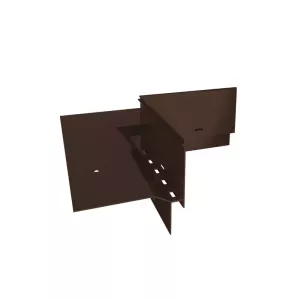 Narożnik wewnętrzny W60 90° RAL8019 brąz Renoplast