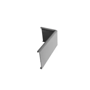 Narożnik łącznikowy lewy W60 90° 5x10cm RAL7037 szary Renoplast
