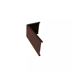 Narożnik łącznikowy prawy W35 PLUS 90° 5x10cm RAL8019 brąz Renoplast