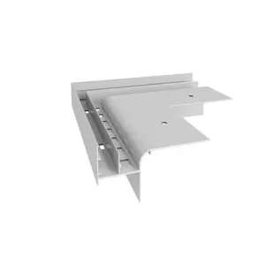 Narożnik zewnętrzny W20R 90° RAL7037 szary Renoplast