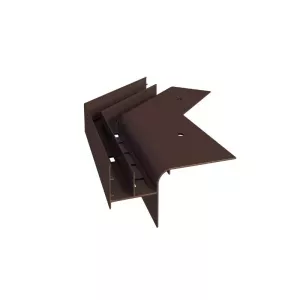 Narożnik zewnętrzny W20R 135° RAL8019 brąz Renoplast