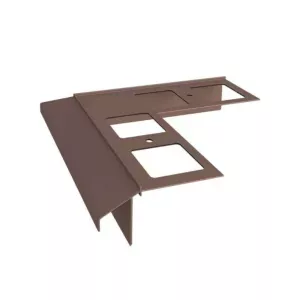 Narożnik zewnętrzny K100R 90° RAL8019 brąz Renoplast