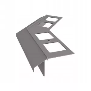 Narożnik zewnętrzny K100R 135° RAL7037 szary Renoplast