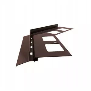 Narożnik zewnętrzny K102 135° RAL8019 brąz Renoplast