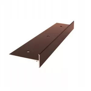 Profil okapowy boczny K35B 2mb RAL8019 brąz Renoplast