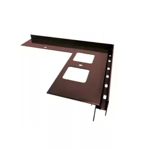 Narożnik zewnętrzny lewy 90° łączący profile K35/K35B RAL8019 brąz Renoplast