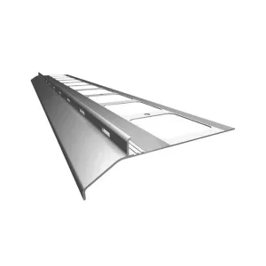 Profil okapowy prosty K20 2mb RAL7037 szary Renoplast