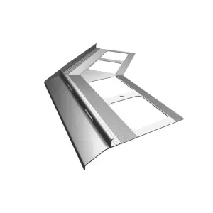 Narożnik zewnętrzny K20R 135° RAL7037 szary Renoplast