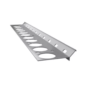 Profil schodowy prosty V2 2mb aluminium niemalowane Renoplast
