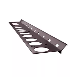 Profil schodowy prosty V2 2mb RAL8019 brąz Renoplast