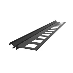 Profil schodowy prosty V LED 2mb RAL7024 grafit Renoplast