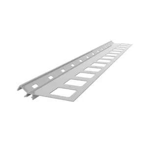 Profil schodowy prosty V LED 2mb RAL7037 szary Renoplast