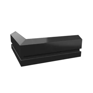 Narożnik zewnętrzny cokołowy C2 MAXI 90° RAL7024 grafit Renoplast