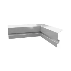 Narożnik wewnętrzny cokołowy C2 MAXI 90° RAL7037 szary Renoplast