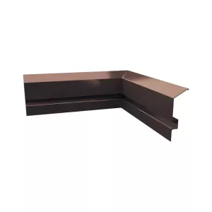 Narożnik wewnętrzny cokołowy C2 MAXI 90° RAL8019 brąz Renoplast
