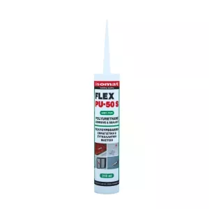 Klej uszczelniacz FLEX PU-50 S szary 310ml ISOMAT