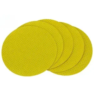 Krążek ścierny żółty perforowany 225mm gr.100 5szt. Stalco