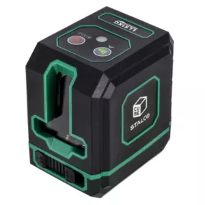 Laser poziomujący krzyżowy LLS1XG zielony Stalco