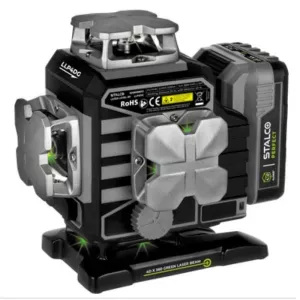 Laser poziomujący krzyżowy 4D LLP4DG zielony Stalco