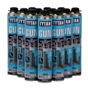 Piana pistoletowa Gun Euro Line zimowa 750ml 12szt. karton Tytan