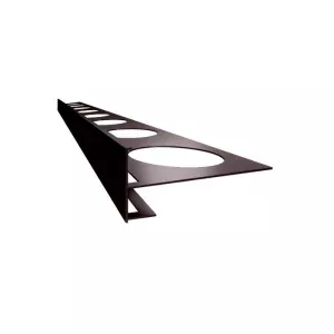 Profil schodowy prosty SC1 2mb RAL8019 brąz Renoplast
