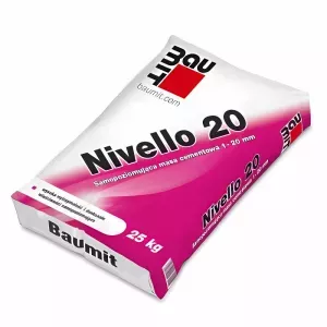 Samopoziomujący podkład cementowy Nivello 20 1-20mm 25kg Baumit