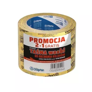 Taśma malarska Washi Tape 35mmx50m do odcinania kolorów 2+1 Blue Dolphin