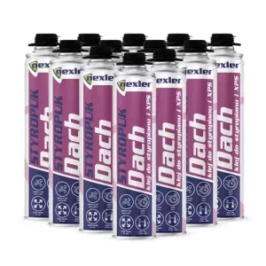 Pianoklej do styropianu Styropuk Dach 12szt. karton 750ml Nexler