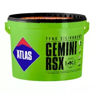 Tynk silikonowy Gemini RSX baza biała 25kg Atlas
