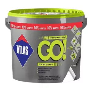 Gotowa gładź szpachlowa pod wałek Atlas GO! 27,5kg (25kg + 2,5kg gratis)