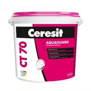 Tynk hydrosilowy CT70 Aquaguard baza biała 1,5mm 25kg Ceresit