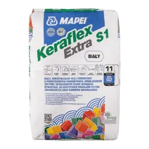 Klej odkształcalny Keraflex Extra S1 biały 23kg Mapei