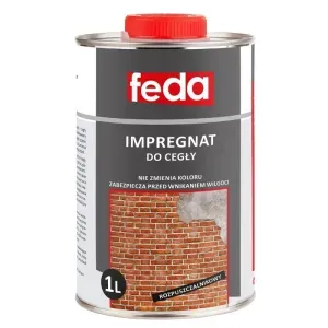 Impregnat do cegły neutralny rozpuszczalnikowy 1l Feda