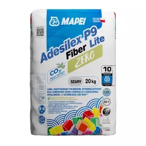 Klej cementowy Adesilex P9 Fiber Lite ZERO szary 20kg Mapei