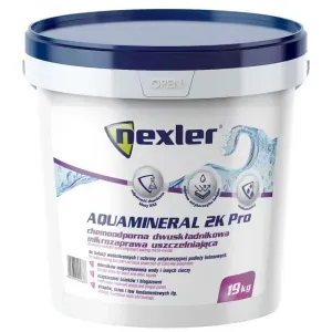 Dwuskładnikowa zaprawa uszczelniająca mineralno-polimerowa Aquamineral 2K Pro 19kg Nexler