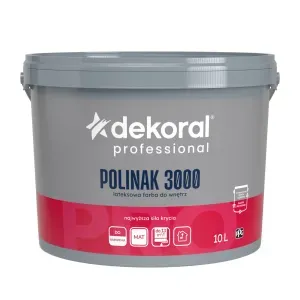 Farba wewnętrzna mieszalnikowa Polinak 3000 baza LN mat 9,75l Dekoral Professional