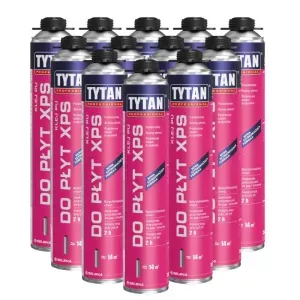 Pianoklej do styropianu PU do EPS i XPS 750ml karton 12szt. Tytan
