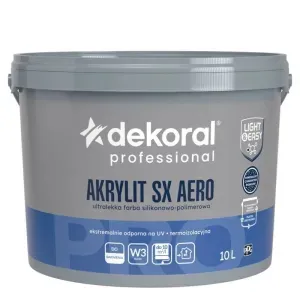 Farba wewnętrzna mieszalnikowa Akrylit SX Aero baza ZN 9,44l głęboki mat Dekoral Professional