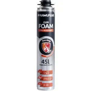 PRODUKTY UZUPEŁNIAJĄCE - Pianka pistoletowa ogniochronna B1 750ml Rawlplug