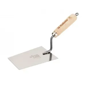 Kielnia trapezowa 160mm nierdzewna uchwyt drewniany Wood Line Kubala 