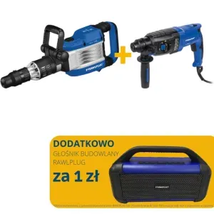 Zestaw elektronarzędzi młot wyburzeniowy SDS MAX + młotowiertarka sieciowa 850W Rawlplug