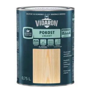 Pokost lniany bezbarwny 0,75l Vidaron