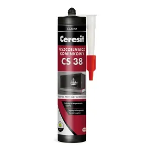 Uszczelniacz kominkowy CS38 czarny 280ml Ceresit