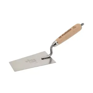 Kielnia trapezowa 145mm nierdzewna uchwyt drewniany Wood Line Kubala