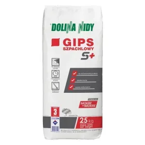 ZAMIENNIK - Gips szpachlowy S+ 25kg Dolina Nidy