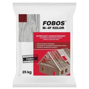 Impregnat do drewna konstrukcyjnego ogniochronny Fobos M-4F Kolor 25kg do wewnątrz Luvena 