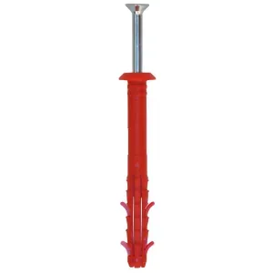 Kołek szybkiego montażu z kołnierzem 8x80mm z 4-stronną strefą rozporu 25szt. Amex 