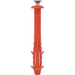 Kołek szybkiego montażu z kołnierzem 8x100mm z 4-stronną strefą rozporu 25szt. Amex